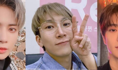 （左）TXT テヒョン、（中央）BTOB ウングァン、（右）NCT 127 ジェヒョン