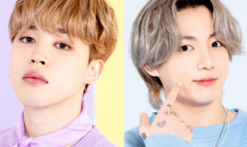 （左）BTS ジミン（右）ジョングク
