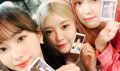 Kep1er ソ・ヨンウン（左）、キム・ダヨン（中心）、キム・チェヒョン（右）