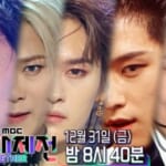 左から ONEUS ファヌン、THE BOYZ キュー、ASTRO ムンビン、Stray Kids リノ、THE BOYZ ジュヨン、PENTAGON キノ、AB6IX ドンヒョン