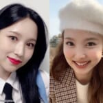TWICE ミナ（左）、ナヨン（右）