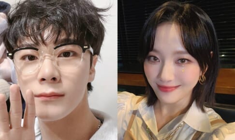 ASTRO ムンビン（左）、Billlie ムンスア（右）