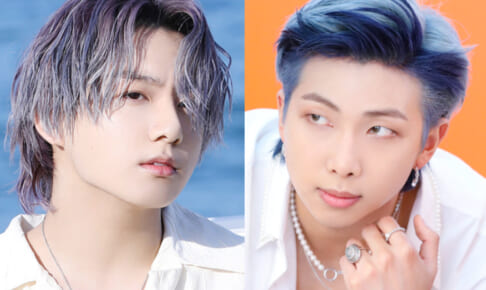 （左）BTS ジョングク（右）RM