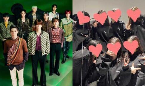 NCT 127、新ガールズグループのメンバーだと思われる練習生たち（右）