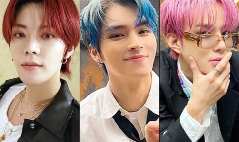 NCT ユウタ、シャオジュン、ジョンウ（右）