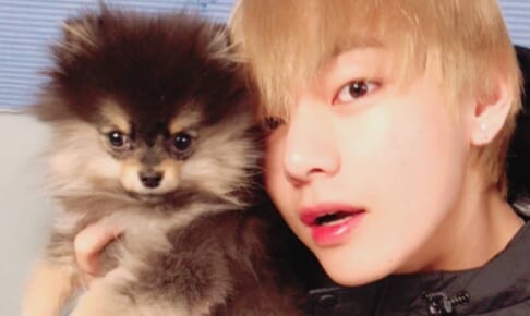 BTS（防弾少年団） VとVの愛犬ヨンタン（タニ）