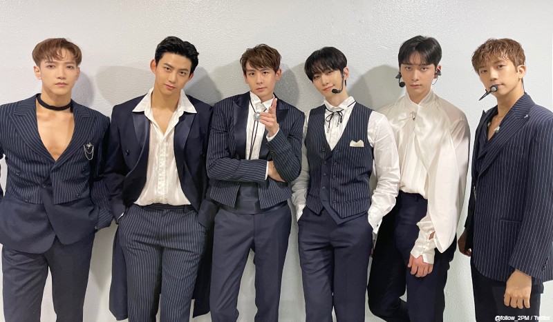 2PMメンバー（左から）ジュンケイ、テギョン、ニックン、ジュノ、チャンソン、ウヨン