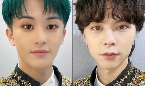 NCT マーク、ジャニー（右）