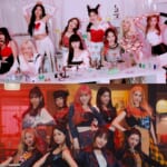 TWICE（上段）、Kep1er（下段）