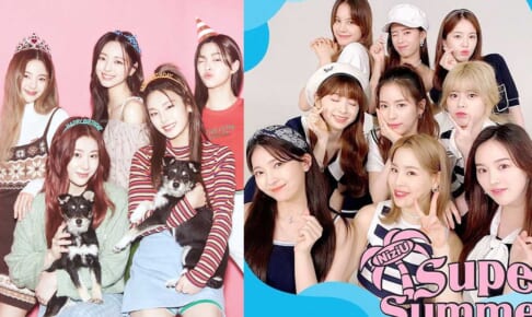 ITZY、NiziU（右）
