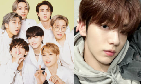 （左）BTS（右）TXT スビン