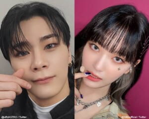 ASTRO ムンビン(左)、Billlie ムンスア(右)