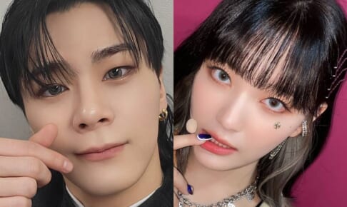 ASTRO ムンビン（左）、Billlie ムンスア（右）