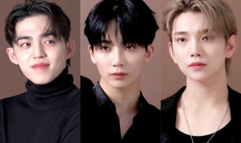 （左から順に）SEVENTEEN エスクプス、ジョンハン、ジョシュア