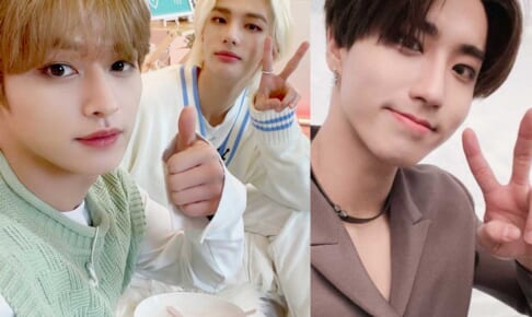 Stray Kids リノ、ヒョンジン、ハン（右）