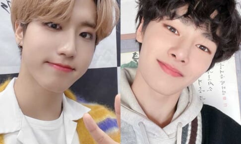 Stray Kids ハン、アイエン（右）