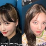TWICE モモ（左）、ナヨン（右）