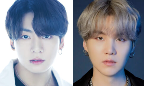 （左）BTS ジョングク（右）シュガ