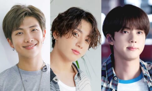 BTS（左から）RM、ジョングク、ジン