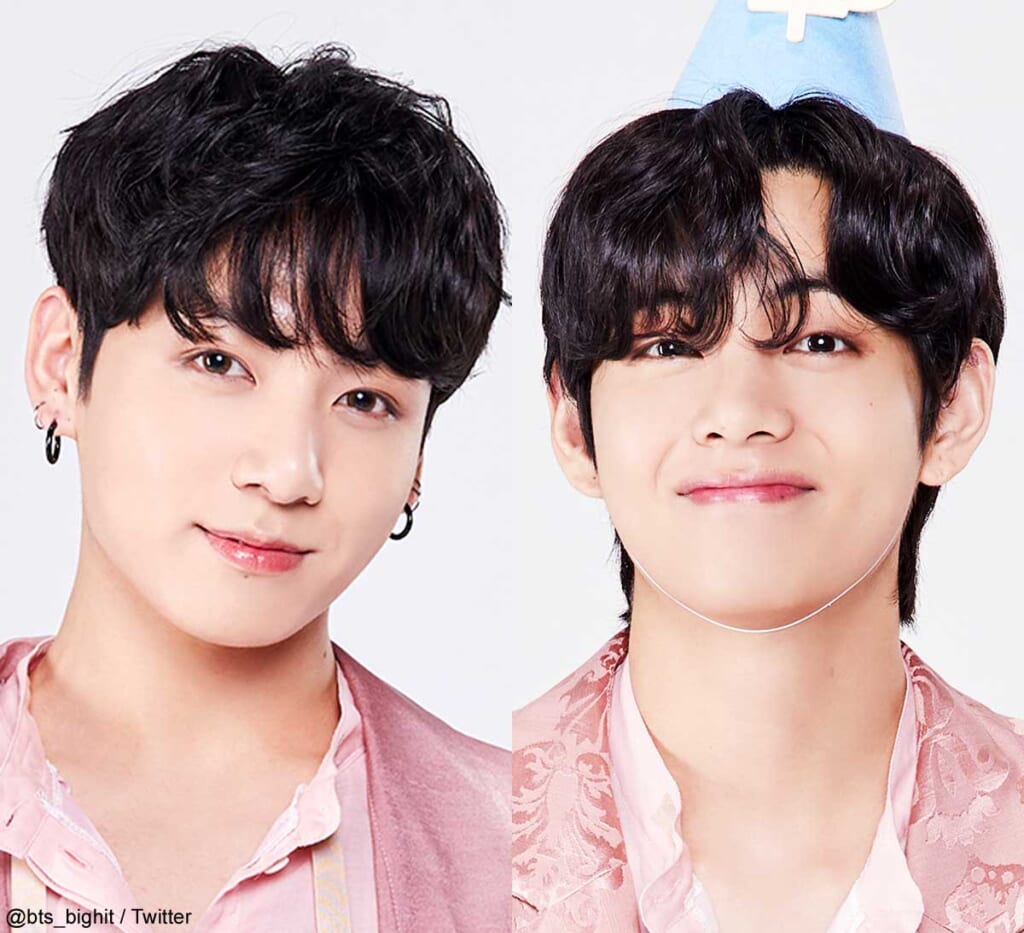 BTS ジョングク、Vのかわいさに超メロメロ! ケタケタと楽しそうに笑う姿を見て優しすぎる笑顔・・ いったいどっちが年上なの?! ジョングクの ...