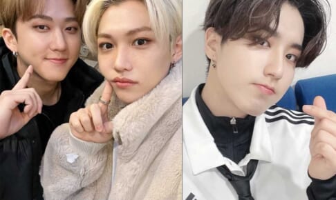 Stray Kids チャンビン、フィリックス、ハン（右）