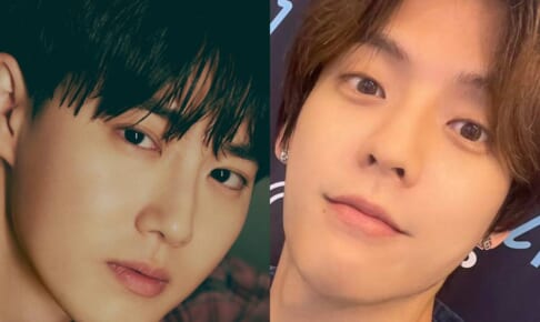 EXO スホ（左）、BTOB ミンヒョク（ミニョク）