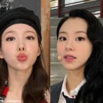 TWICE ナヨン（左）、チェヨン（右）