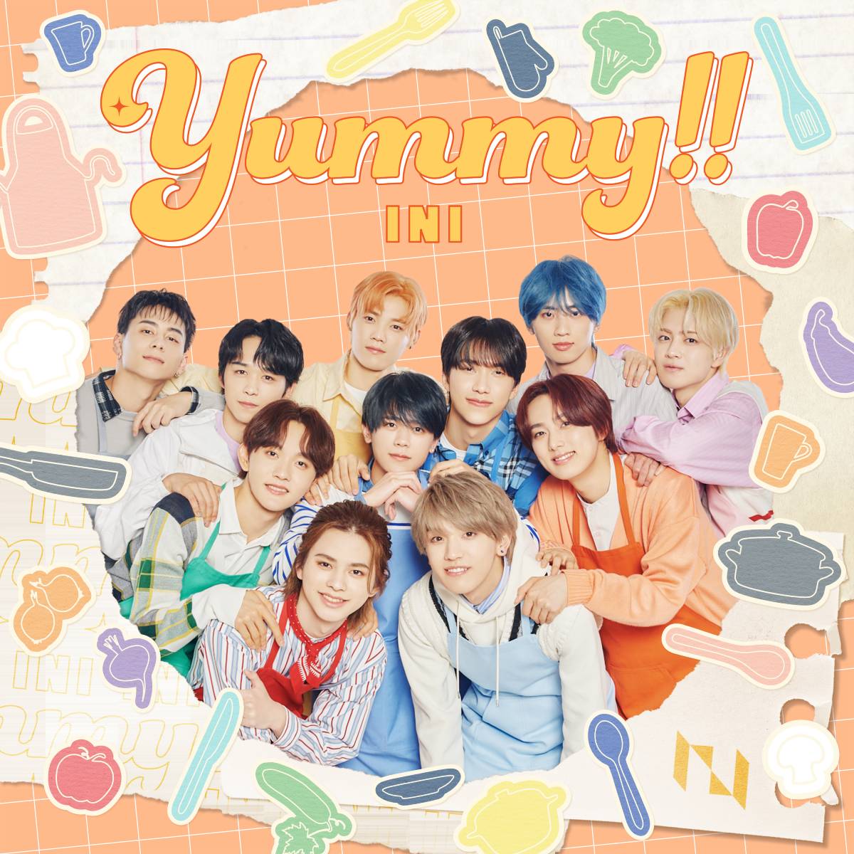 INI「Yummy!!」ジャケット写真©LAPONE ENTERTAINMENT