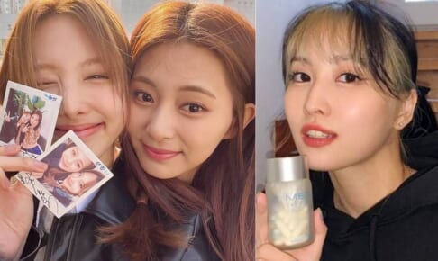 TWICE ナヨン、ツウィ、モモ（右）