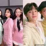 TWICE ミナ、ジヒョ、ナヨン、Stray Kids アイエン、フィリックス（右）