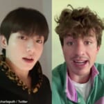 BTS ジョングク、チャーリー・プース（右）
