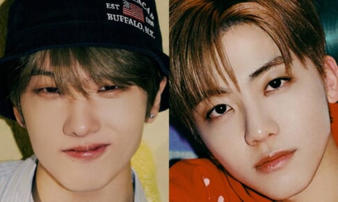 NCT チソン（左）、ジェミン（右）