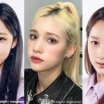 （左から）イ・ヘウォン、Kep1er ヒュニンバヒエ、キム・イェウン