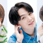 （左）BTS RM（中央）シュガ（右）J-HOPE