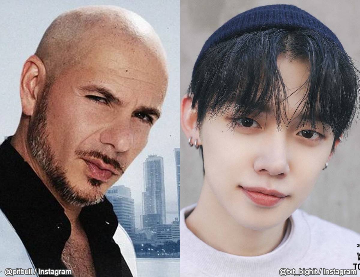 Pitbull（左）、TXT ヨンジュン（右）