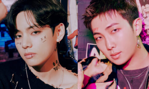 （左）BTS V（右）RM