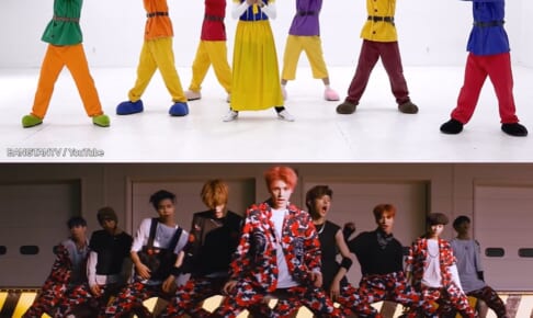 BTS（防弾少年団）（上段）、NCT 127（下段）