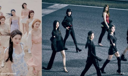 fromis_9、LE SSERAFIM（右）
