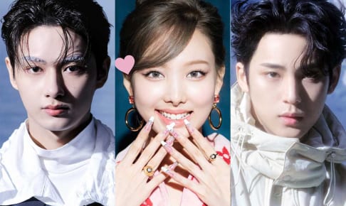 （左から）SEVENTEEN ジュン、TWICE ナヨン、SEVENTEEN ミンギュ