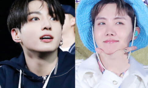 （左）BTS ジョングク（右）J-HOPE