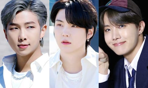 BTS（左から）RM、シュガ、J-HOPE