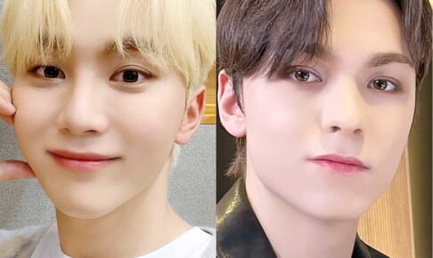 SEVENTEEN（左）スングァン（右）バーノン