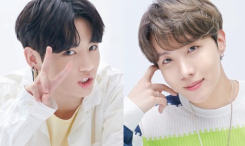 （左）BTS ジョングク（右）J-HOPE