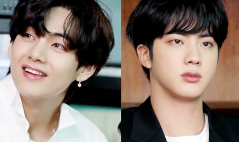（左）BTS V（右）ジン