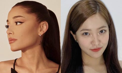 アリアナ・グランデ（左）、Red Velvet イェリ（右）