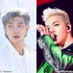 BTS RM、BIGBANG SOL（右）