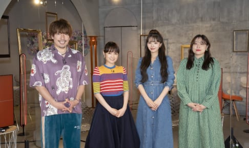 「ABEMA」オリジナル恋愛番組『HEART SIGNAL JAPAN』 第8話スタジオゲストとして登場した川口ゆりな（右から2番目）