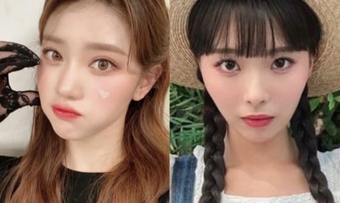Kep1er シャオティン（左）、川口ゆりな（右）