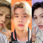 左から Stray Kids バンチャン、ENHYPEN ジェイク、Stray Kids フィリックス