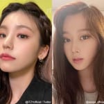 ITZY イェジ（左）、aespa ジゼル